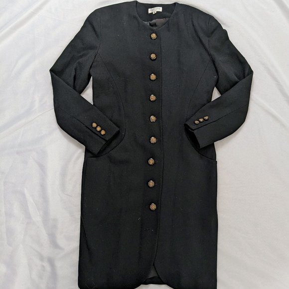 Ann Taylor Dresses & Skirts - Ann Taylor Black Dress with Gold Buttons